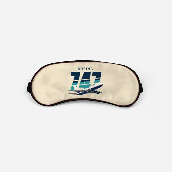 NASA Boeing 747 Shuttle Carrier Aircraft - Original - Sleep Mask - Beige