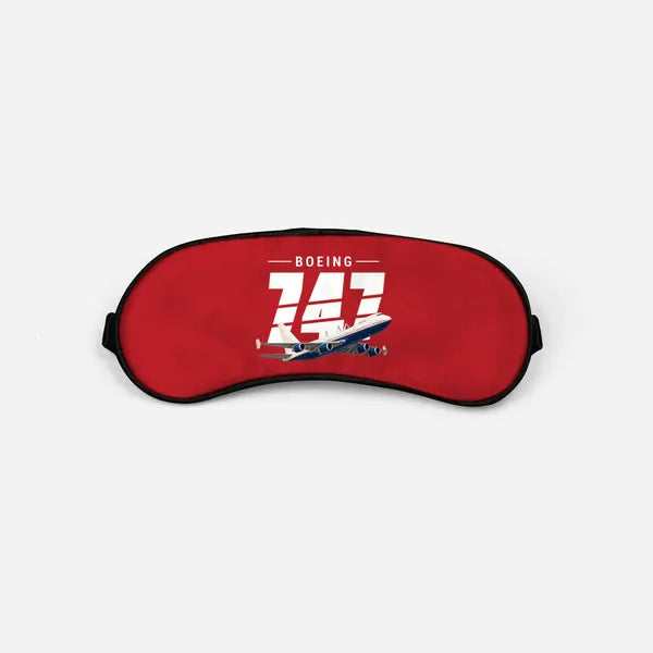 NASA Boeing 747 Shuttle Carrier Aircraft - Original - Sleep Mask - Red