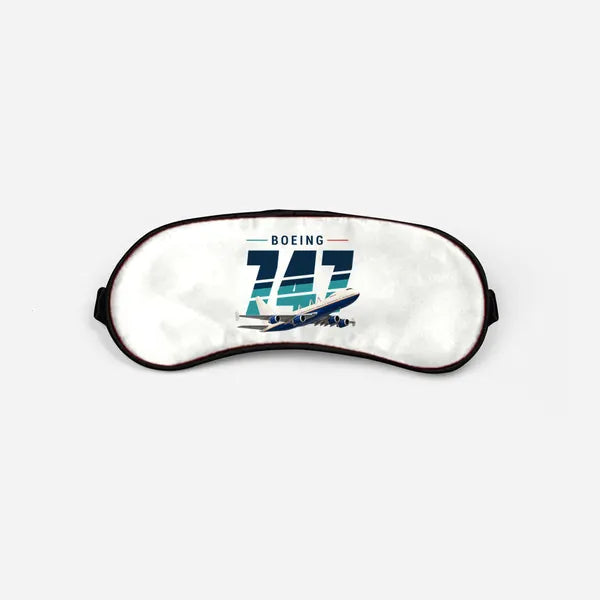 NASA Boeing 747 Shuttle Carrier Aircraft - Original - Sleep Mask - White