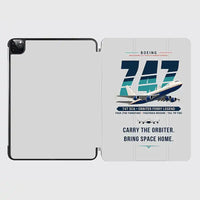 Thumbnail for NASA Boeing 747 Shuttle Carrier Aircraft - Original - iPad Case - Light Gray