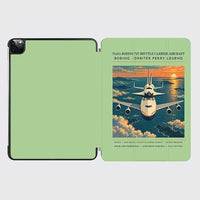 Thumbnail for NASA Boeing 747 Shuttle Carrier Aircraft - Poster - iPad Case - Light Green