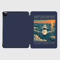 Thumbnail for NASA Boeing 747 Shuttle Carrier Aircraft - Poster - iPad Case - Navy Blue