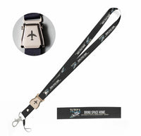 Thumbnail for NASA Boeing 747 Shuttle Carrier Aircraft seat belt lanyard - black
