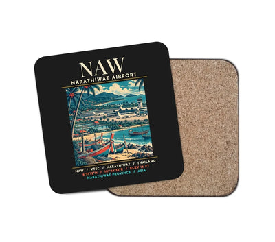 NAW - Poster - Coaster - Black