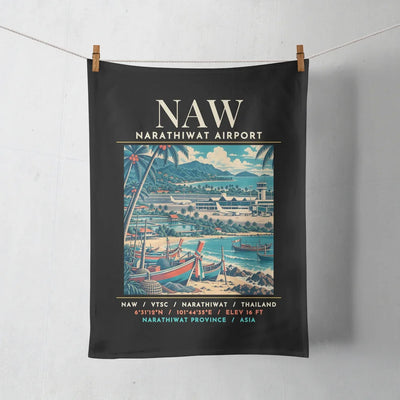 NAW - Poster - Towel - Black