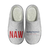 Thumbnail for Narathiwat Airport (NAW) Slippers & Flip Flops - Slippers - Cotton - Code - Different - Light Gray