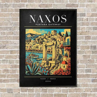 Thumbnail for NAXOS - Poster - Canvas Framed - Black
