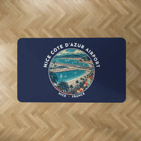 Thumbnail for Nice Côte d’Azur Airport (NCE) Carpets - Carpet Rectangle - Badge - Dark Blue