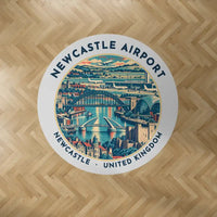 Thumbnail for Newcastle International Airport (NCL) Carpets - Carpet Round - Badge - Light Gray
