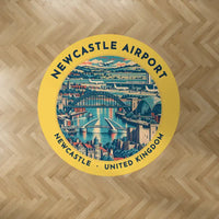 Thumbnail for Newcastle International Airport (NCL) Carpets - Carpet Round - Badge - Yellow