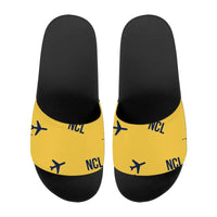 Thumbnail for Newcastle International Airport (NCL) Slippers & Flip Flops - Slippers - Sport - Pattern - Yellow