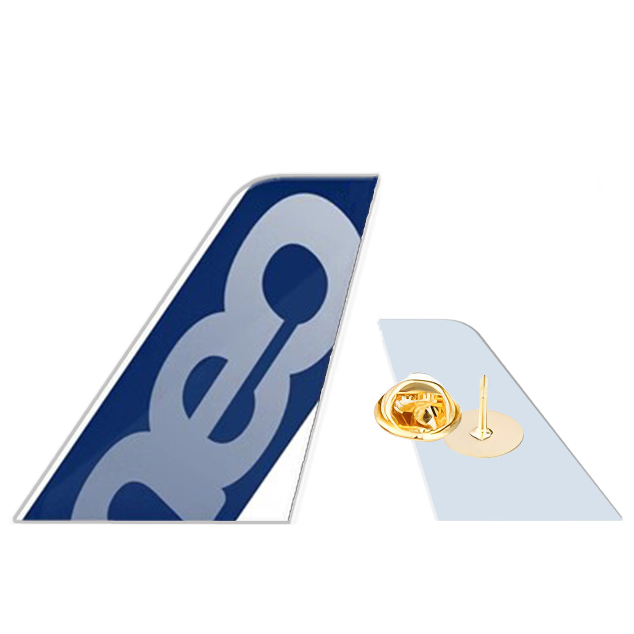 NEO Designed Tail Shape Badges & Pins