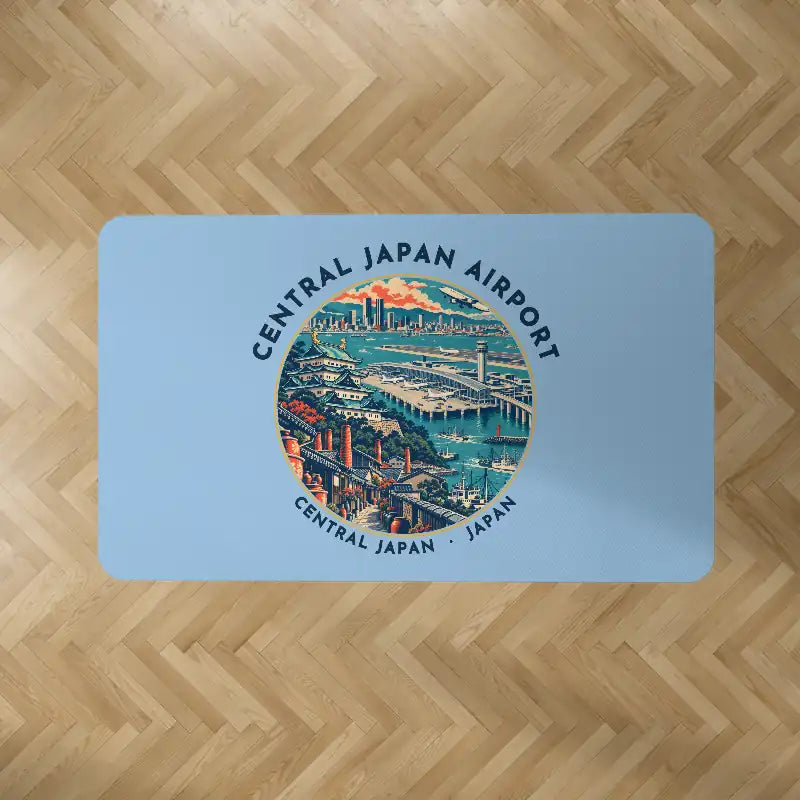 Central Japan International Airport (NGO) Carpets - Carpet Rectangle - Badge - Light Blue