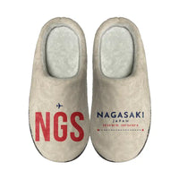 Thumbnail for Nagasaki Airport (NGS) Slippers & Flip Flops - Slippers - Cotton - Code - Different - Beige
