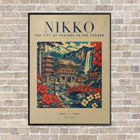 Thumbnail for NIKKO - Poster - Canvas Framed - Beige