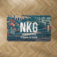 Thumbnail for Nanjing Lukou International Airport (NKG) Carpets - Carpet Rectangle - Scene + Name