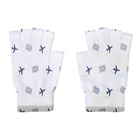 Thumbnail for Nanjing Lukou International Airport (NKG) Gloves - Gloves - Cut - Pattern - White