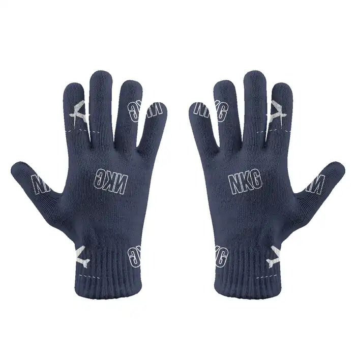 Nanjing Lukou International Airport (NKG) Gloves - Gloves - Full - Pattern - Navy Blue