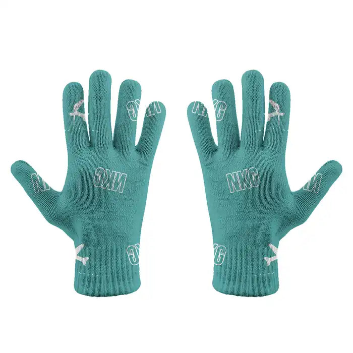 Nanjing Lukou International Airport (NKG) Gloves - Gloves - Full - Pattern - Turquoise