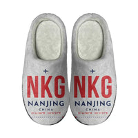 Thumbnail for Nanjing Lukou International Airport (NKG) Slippers & Flip Flops - Slippers - Cotton - Code - Same - Light Gray