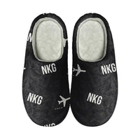Thumbnail for Nanjing Lukou International Airport (NKG) Slippers & Flip Flops - Slippers - Cotton - Pattern - Black