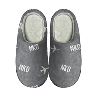 Thumbnail for Nanjing Lukou International Airport (NKG) Slippers & Flip Flops - Slippers - Cotton - Pattern - Gray