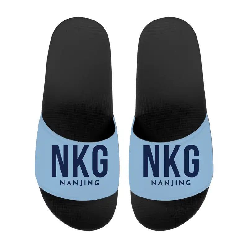 Nanjing Lukou International Airport (NKG) Slippers & Flip Flops - Slippers - Sport - Code - Light Blue