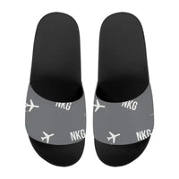 Thumbnail for Nanjing Lukou International Airport (NKG) Slippers & Flip Flops - Slippers - Sport - Pattern - Gray