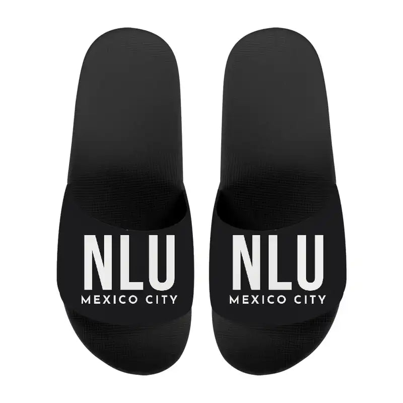 Felipe Ángeles International Airport Mexico City (NLU) Slippers & Flip Flops - Slippers - Sport - Code - Black