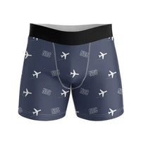 Thumbnail for Ireland West Airport Knock (NOC) Men Boxers - Pattern - Navy Blue