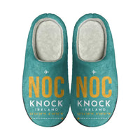 Thumbnail for Ireland West Airport Knock (NOC) Slippers & Flip Flops - Slippers - Cotton - Code - Same - Turquoise