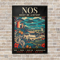 Thumbnail for NOS - Poster - Canvas Framed - Black