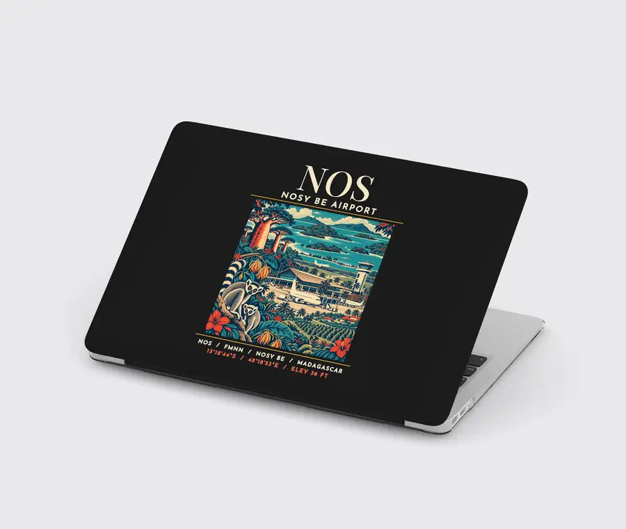 NOS - Poster - MacBook Case - Black