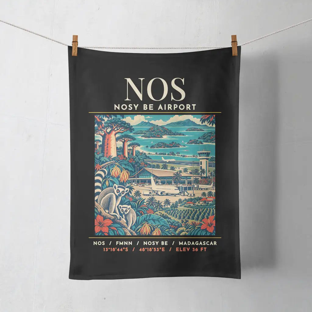 NOS - Poster - Towel - Black