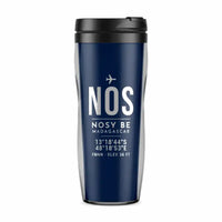 Thumbnail for Nosy Be International Airport (NOS) Travel Mugs - ID Tag - Plastic (No Holder) - Dark Blue