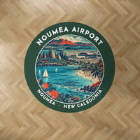 Thumbnail for Nouméa–La Tontouta International Airport (NOU) Carpets - Carpet Round - Badge - Dark Green