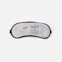 Thumbnail for Cornwall Airport Newquay (NQY) Sleep Masks - Sleep Mask - Front - Light Gray