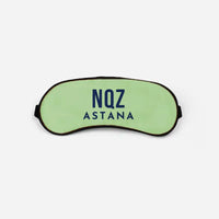 Thumbnail for Nursultan Nazarbayev International Airport Astana (NQZ) Sleep Masks - Sleep Mask - Code - Light Green