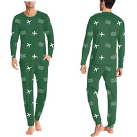 Thumbnail for Weeze Airport (NRN) Pajamas - Men Pajamas - Green