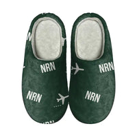 Thumbnail for Weeze Airport (NRN) Slippers & Flip Flops - Slippers - Cotton - Pattern - Dark Green