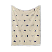 Thumbnail for Tokyo Narita International Airport (NRT) Bedding Sets & Blankets - Blanket - Pattern - Beige