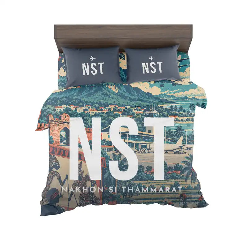 Nakhon Si Thammarat Airport (NST) Bedding Sets & Blankets - Bedding Set - Scene
