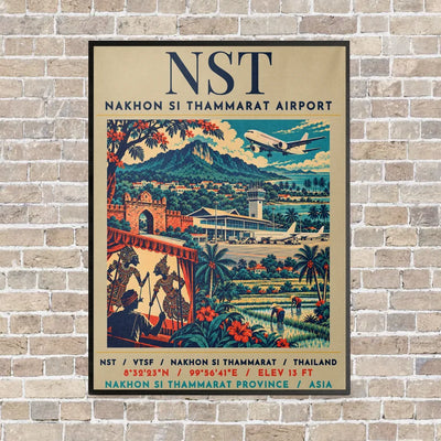 NST - Poster - Canvas Framed - Beige