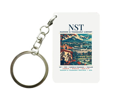 NST - Poster - Key Chain - White