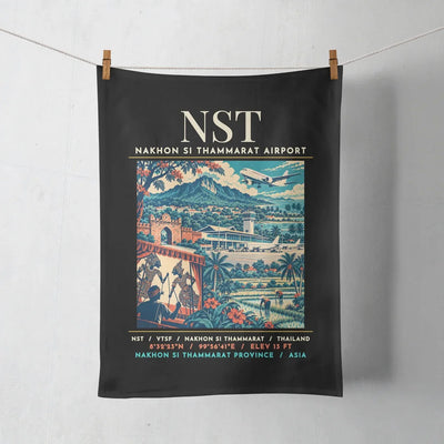 NST - Poster - Towel - Black