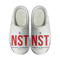 Thumbnail for Nakhon Si Thammarat Airport (NST) Slippers & Flip Flops - Slippers - Cotton - Code - Same - White