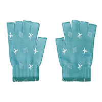 Thumbnail for Nantes Atlantique Airport (NTE) Gloves - Gloves - Cut - Pattern - Turquoise