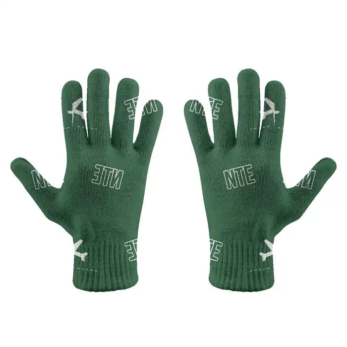 Nantes Atlantique Airport (NTE) Gloves - Gloves - Full - Pattern - Green