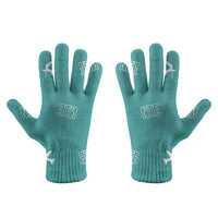 Thumbnail for Nantes Atlantique Airport (NTE) Gloves - Gloves - Full - Pattern - Turquoise