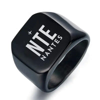 Thumbnail for Nantes Atlantique Airport (NTE) Rings - Ring - Black